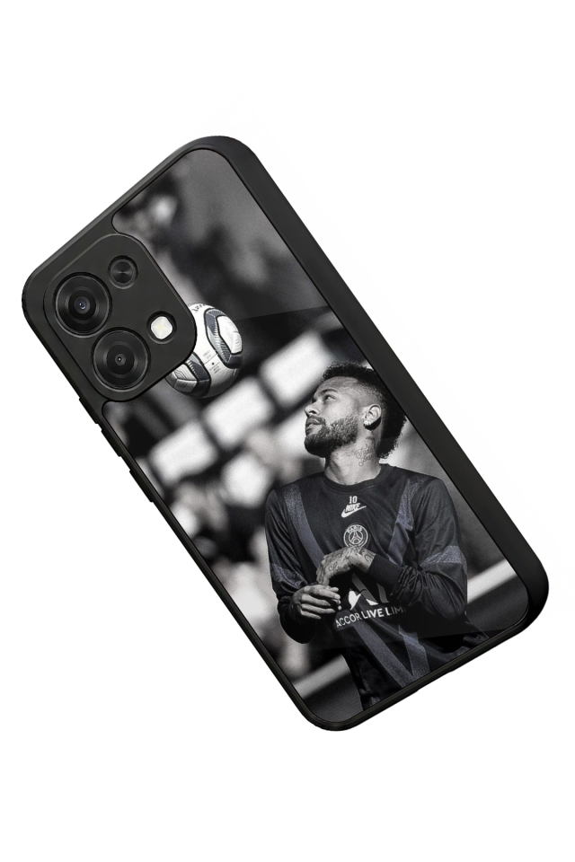 Oppo A6 Pro Uyumlu Neymar Tasarımlı Glossy Premium Kılıf