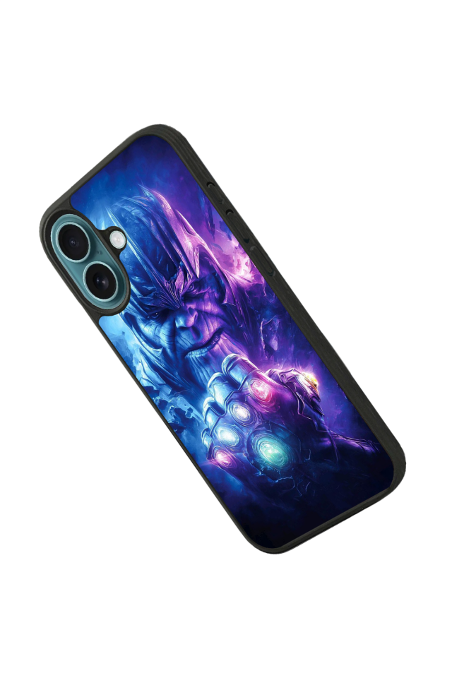 iPhone 16 Plus Uyumlu Thanos Tasarımlı Glossy Premium Kılıf