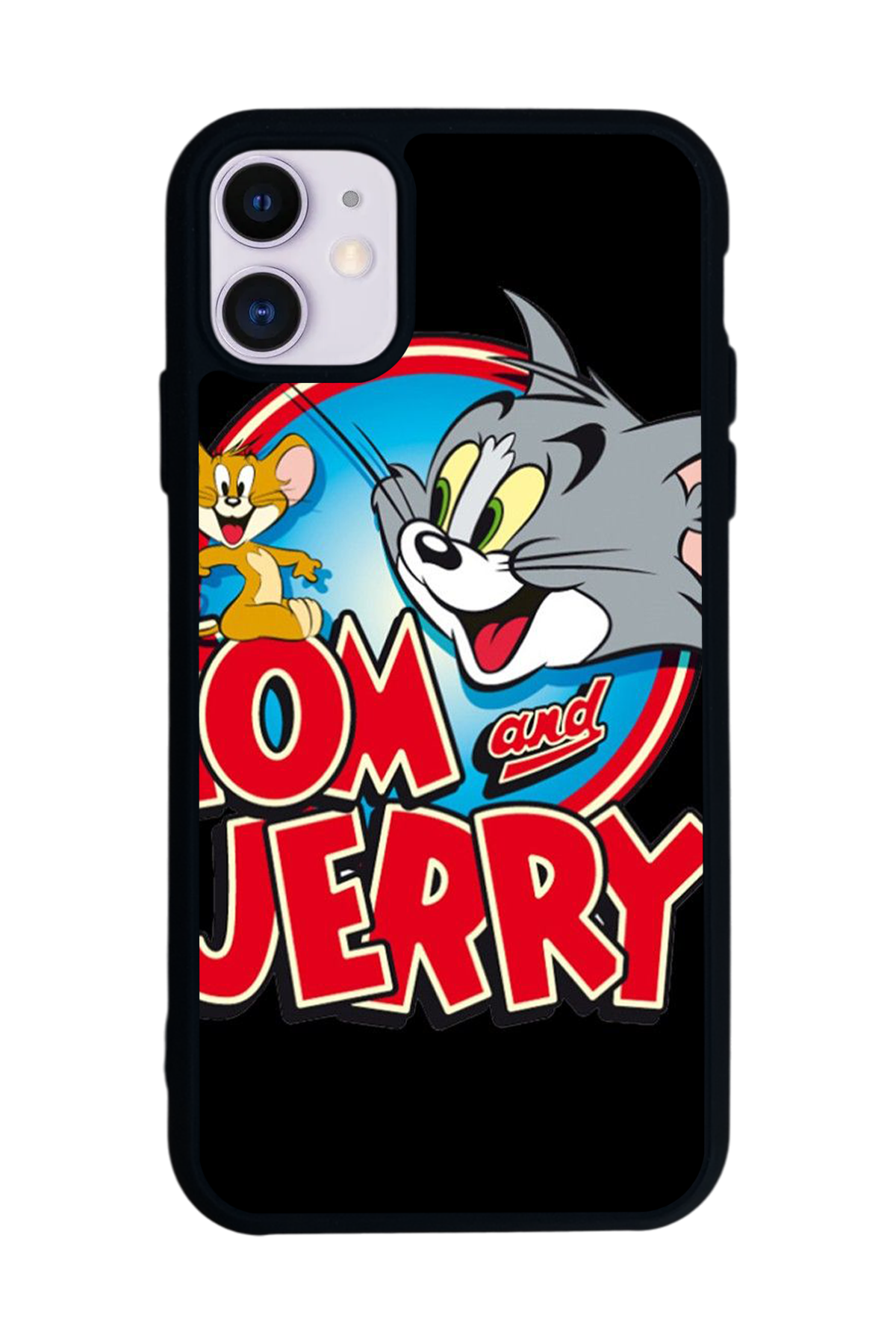 iPhone 11 Uyumlu Tom And Jerry Tasarımlı Glossy Premium Kılıf