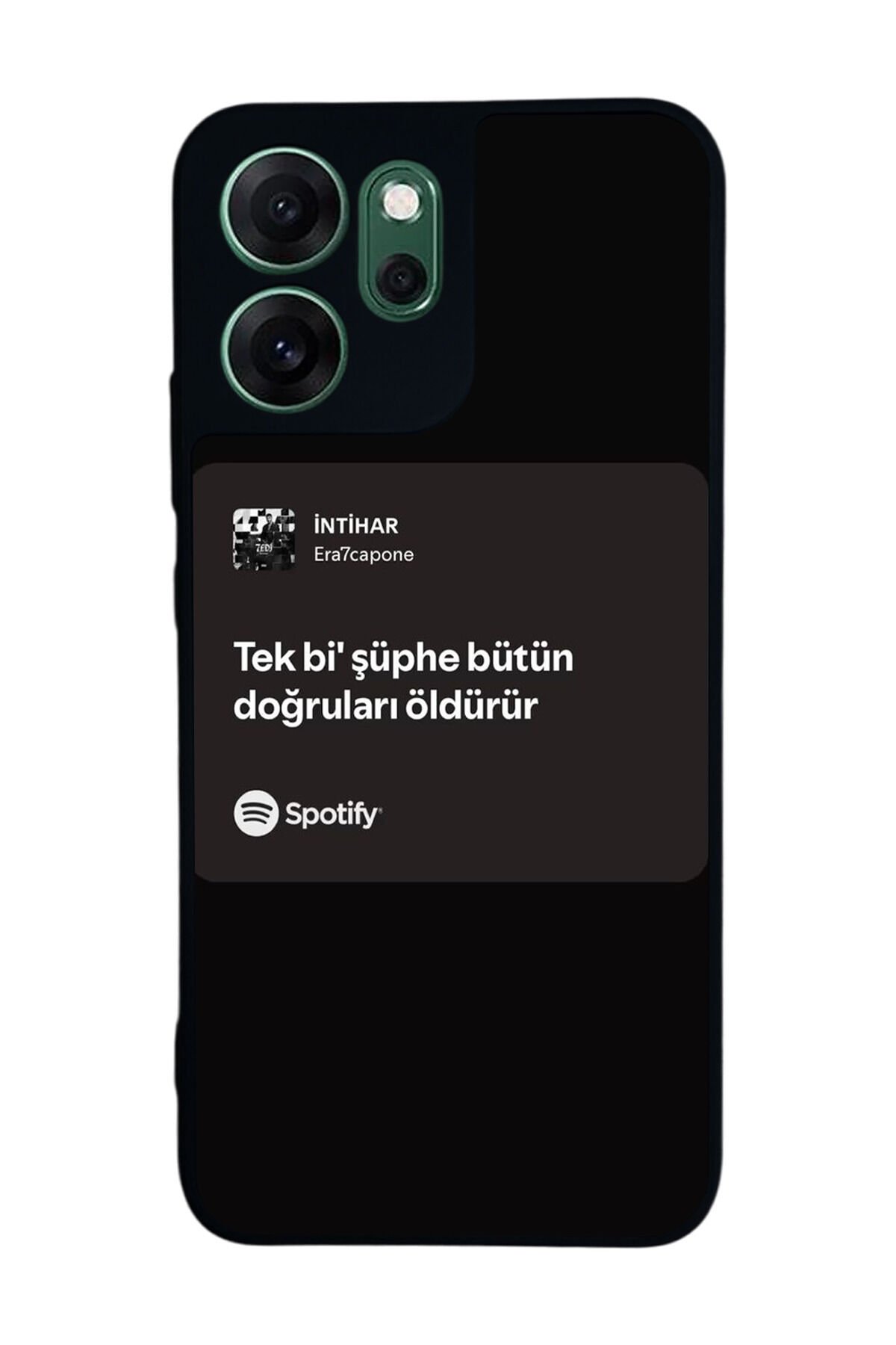 Oppo Reno 14F Uyumlu Sarki Sozleri Tasarımlı Glossy Premium Kılıf