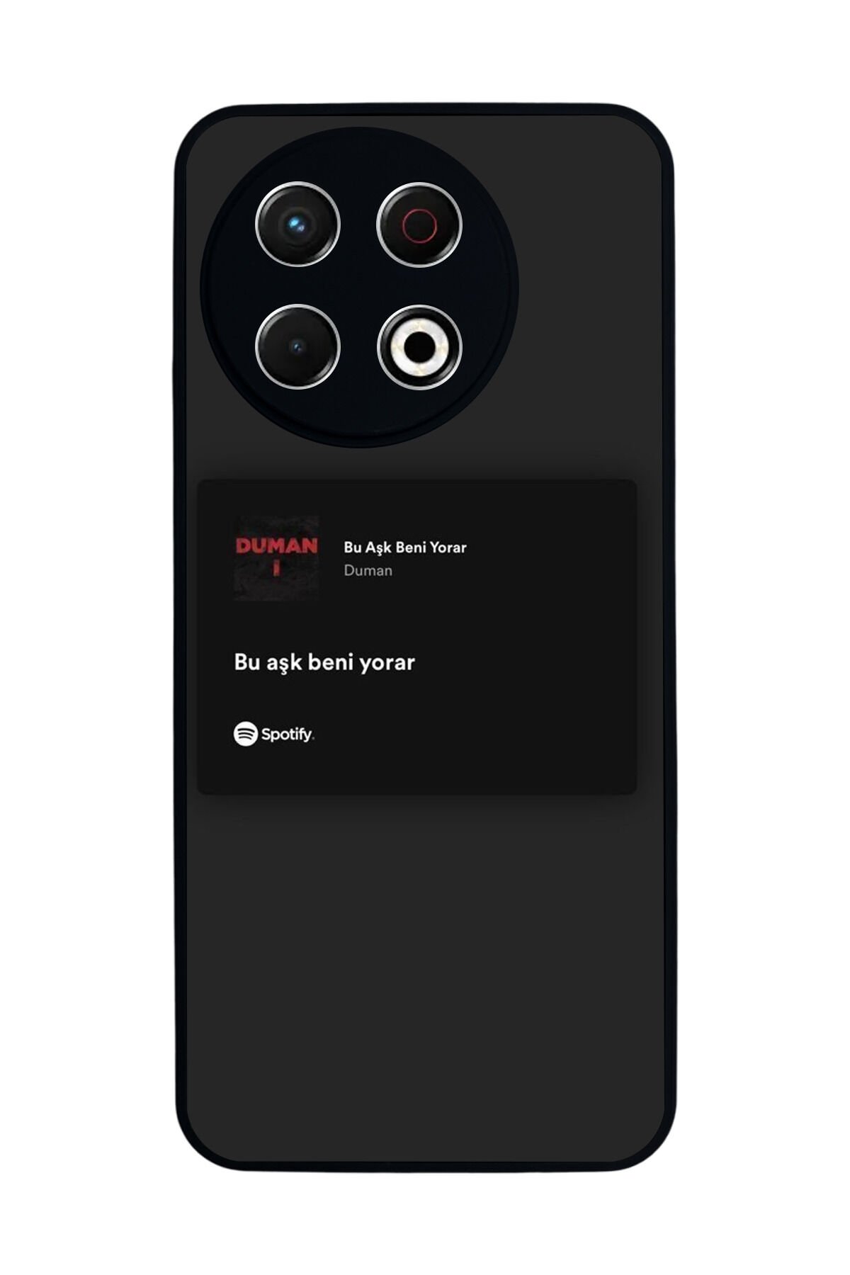Tecno Spark 30 Pro Uyumlu Sarki Sozleri Tasarımlı Glossy Premium Kılıf