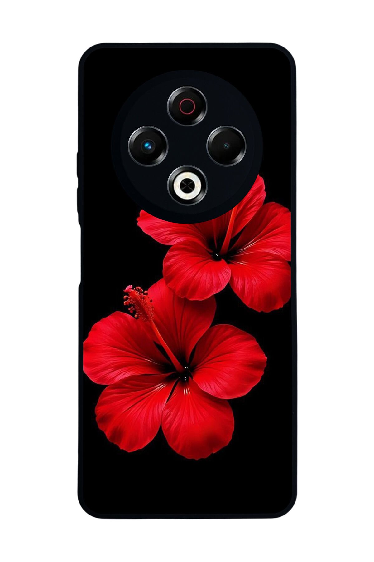 Tecno Spark 30 Uyumlu Cicek Tasarımlı Glossy Premium Kılıf