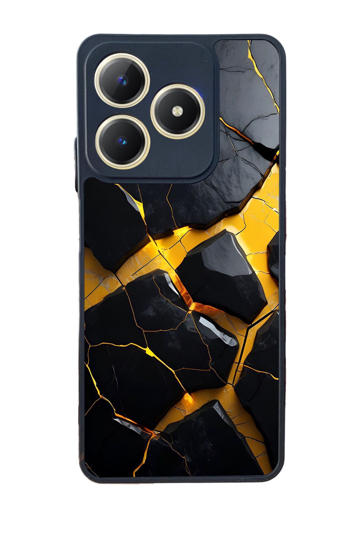 Realme C63 Mat Uyumlu Siyah Kılıf – Yumuşak Silikon, Koruyucu, Şok Emici Kapak