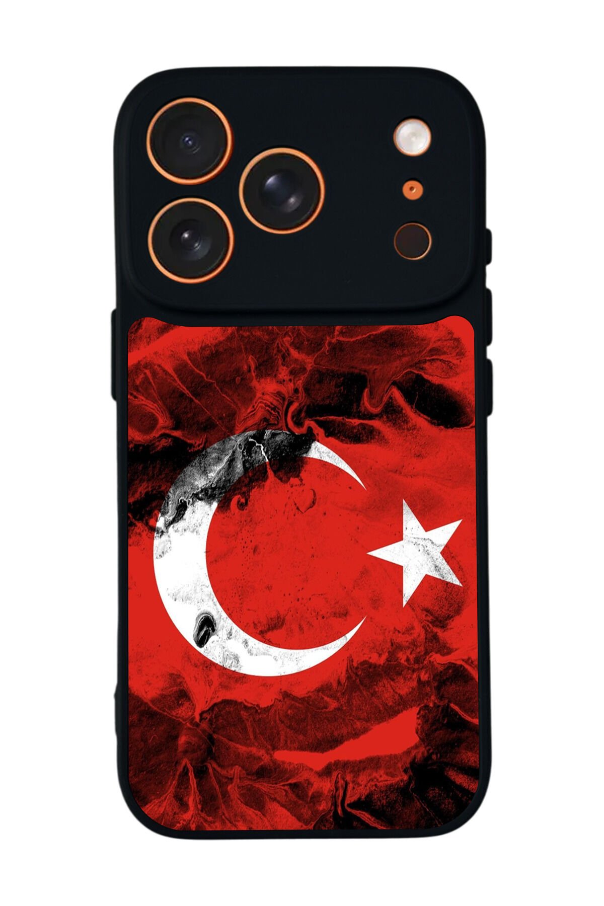 iPhone 17 Pro Uyumlu Türk Bayragi Tasarımlı Glossy Premium Kılıf