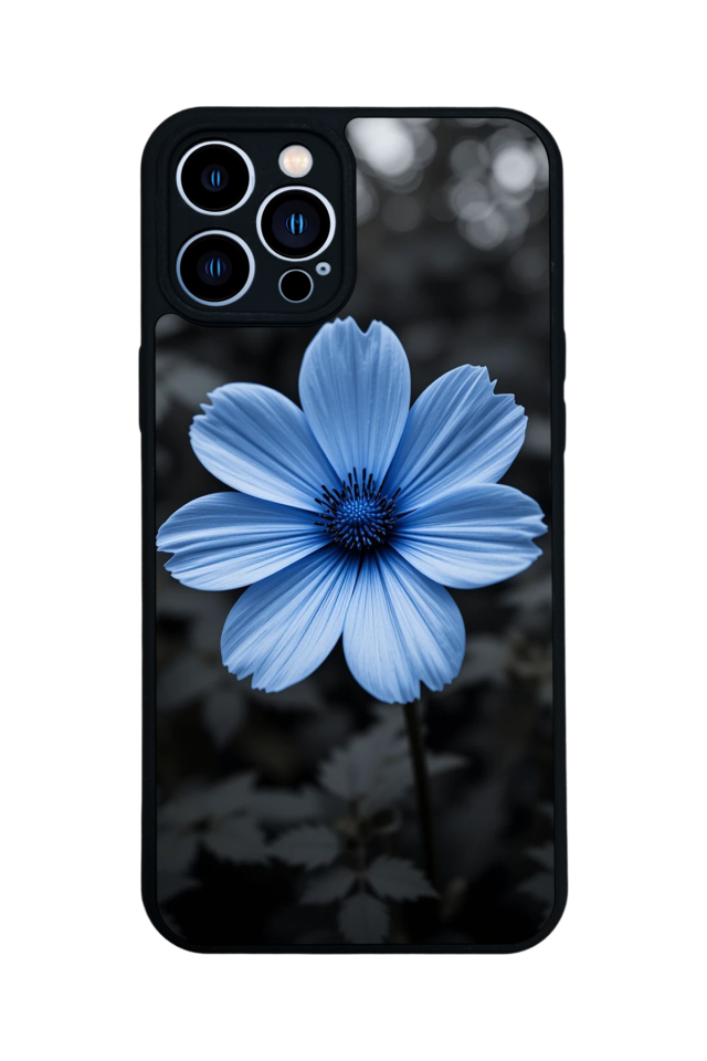 iPhone 12 Pro Max Uyumlu Cicek Tasarımlı Glossy Premium Kılıf