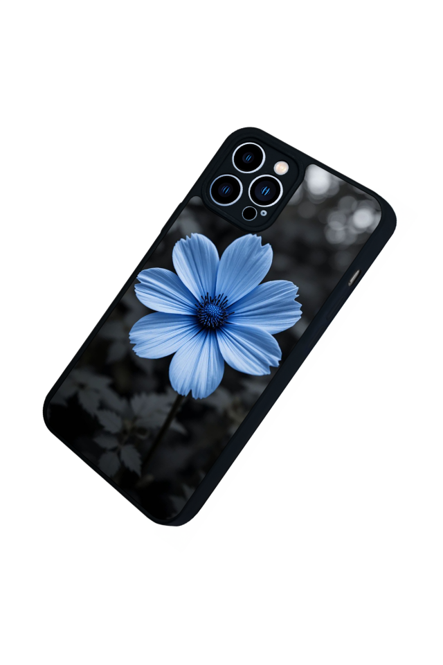 iPhone 12 Pro Max Uyumlu Cicek Tasarımlı Glossy Premium Kılıf