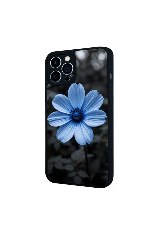 iPhone 12 Pro Max Uyumlu Cicek Tasarımlı Glossy Premium Kılıf