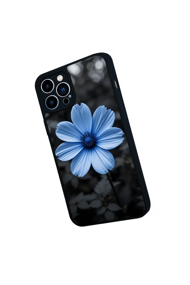 iPhone 12 Pro Max Uyumlu Cicek Tasarımlı Glossy Premium Kılıf