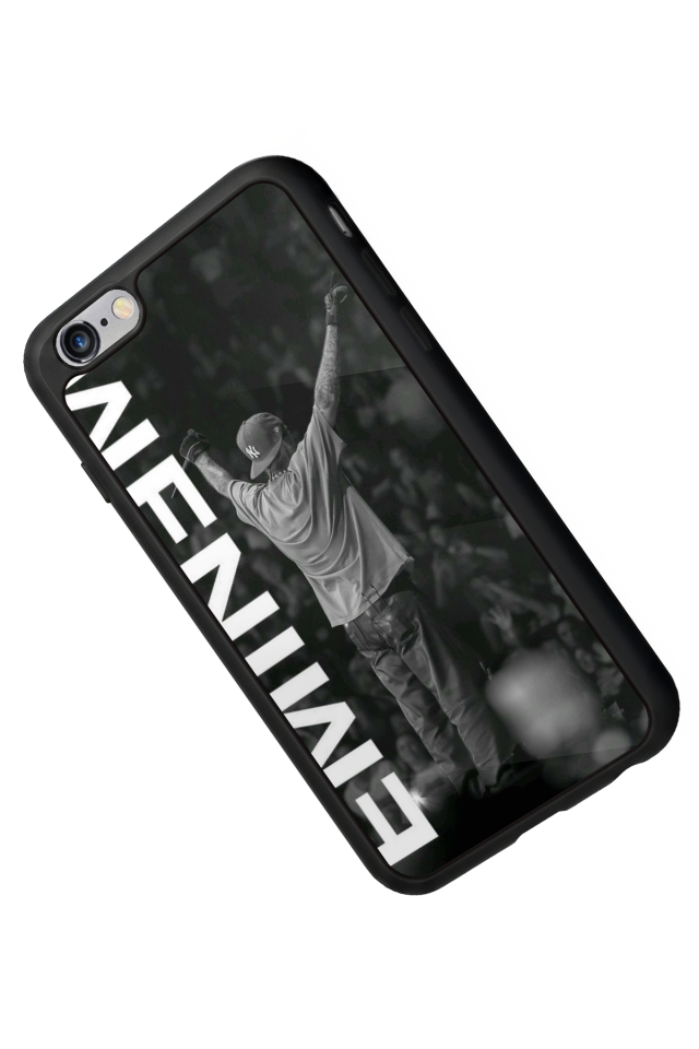 iPhone 6 Plus Uyumlu Eminem Tasarımlı Glossy Premium Kılıf