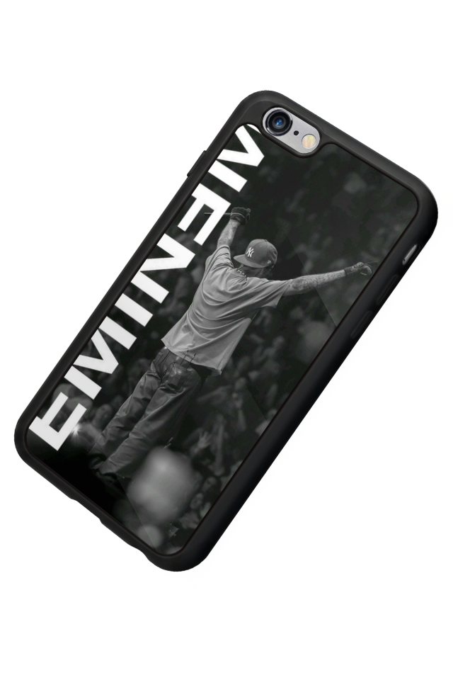 iPhone 6 Plus Uyumlu Eminem Tasarımlı Glossy Premium Kılıf