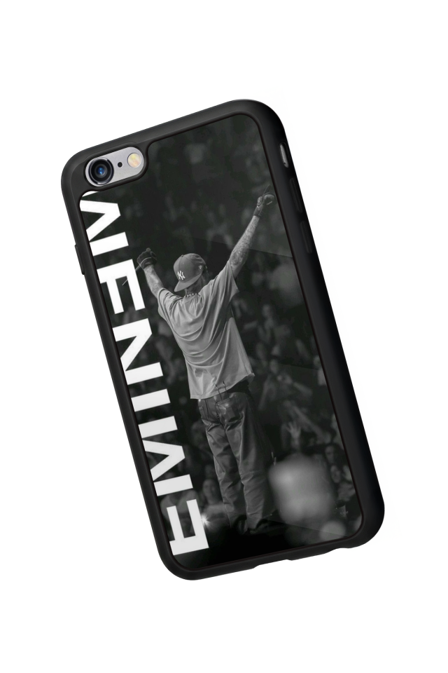 iPhone 6 Plus Uyumlu Eminem Tasarımlı Glossy Premium Kılıf