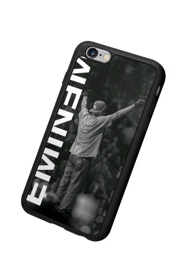iPhone 6 Plus Uyumlu Eminem Tasarımlı Glossy Premium Kılıf