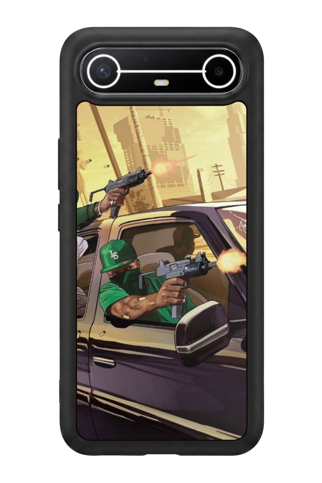 Tecno Spark Slim 5G Uyumlu GTA Tasarımlı Glossy Premium Kılıf