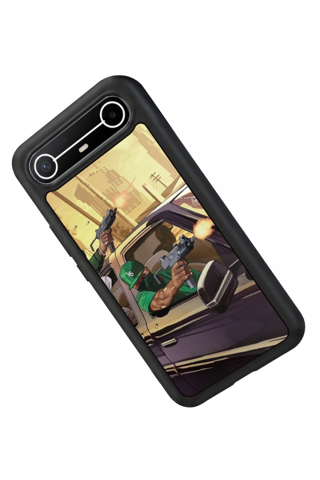 Tecno Spark Slim 5G Uyumlu GTA Tasarımlı Glossy Premium Kılıf