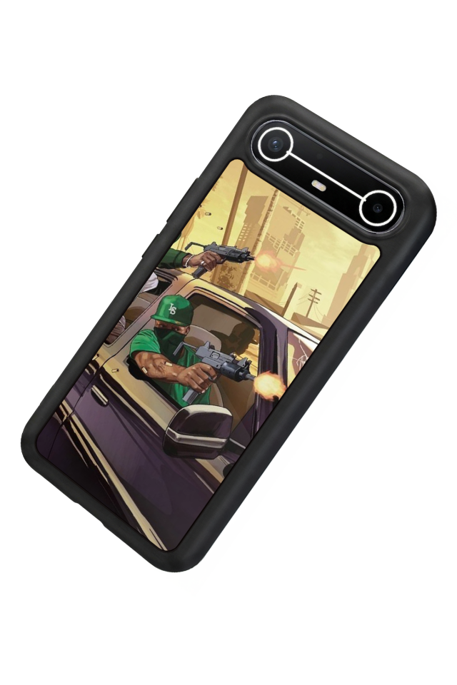 Tecno Spark Slim 5G Uyumlu GTA Tasarımlı Glossy Premium Kılıf