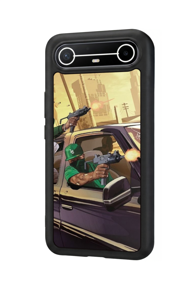 Tecno Spark Slim 5G Uyumlu GTA Tasarımlı Glossy Premium Kılıf