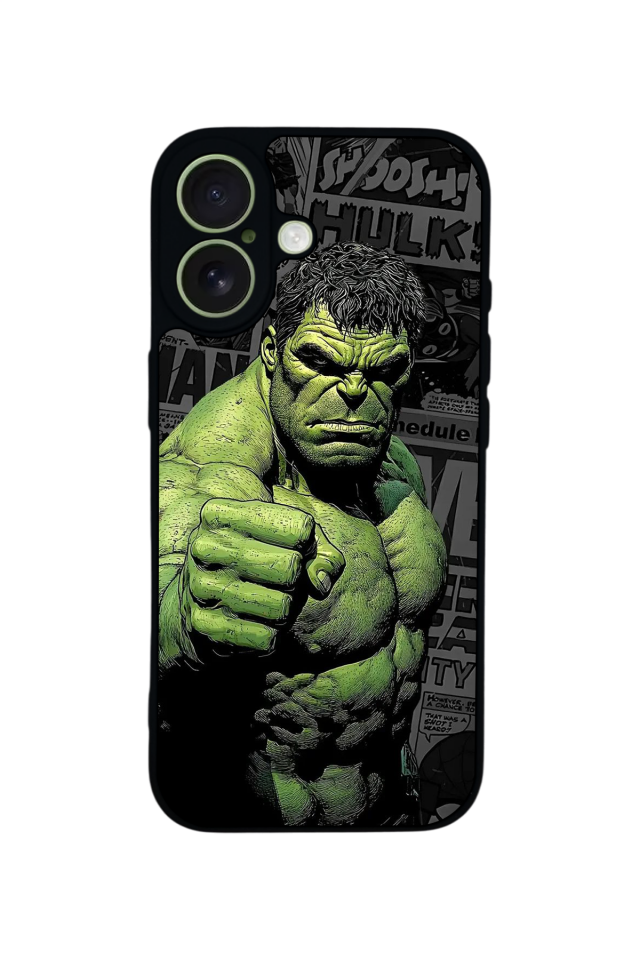 iPhone 17 Uyumlu Hulk Tasarımlı Glossy Premium Kılıf
