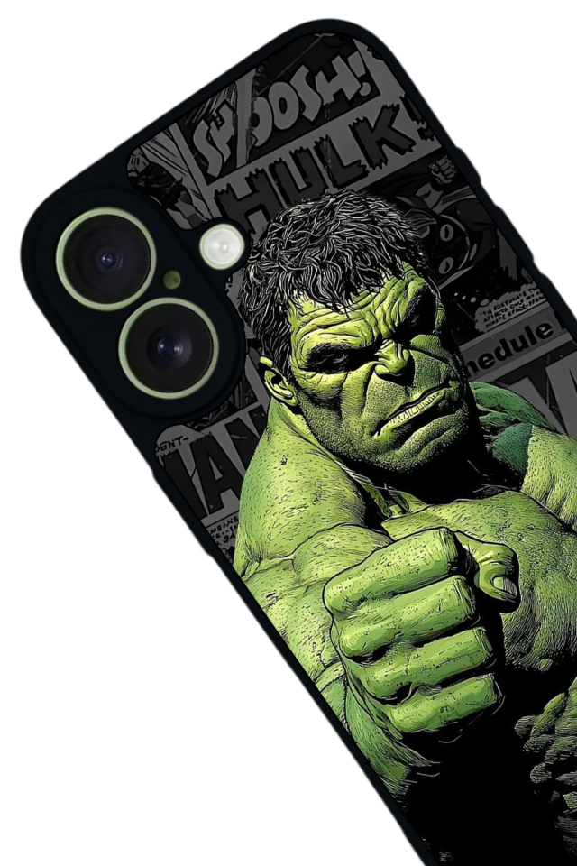 iPhone 17 Uyumlu Hulk Tasarımlı Glossy Premium Kılıf