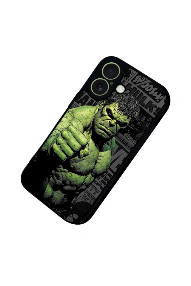 iPhone 17 Uyumlu Hulk Tasarımlı Glossy Premium Kılıf