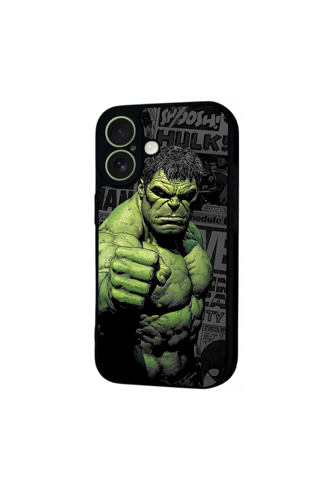 iPhone 17 Uyumlu Hulk Tasarımlı Glossy Premium Kılıf