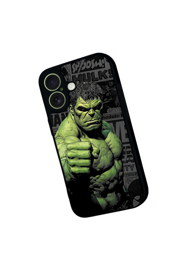 iPhone 17 Uyumlu Hulk Tasarımlı Glossy Premium Kılıf