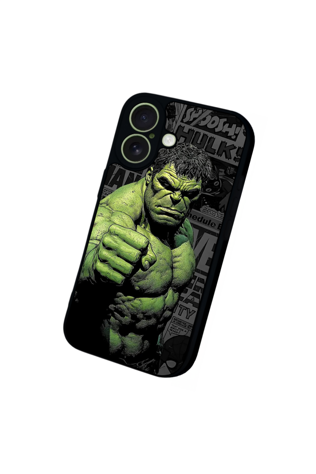 iPhone 17 Uyumlu Hulk Tasarımlı Glossy Premium Kılıf