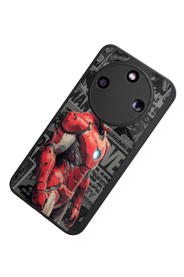 Honor Magic 8 Lite Uyumlu  Iron Man ( Demir Adam ) Tasarımlı Glossy Premium Kılıf