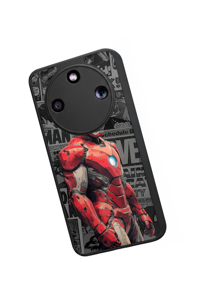 Honor Magic 8 Lite Uyumlu  Iron Man ( Demir Adam ) Tasarımlı Glossy Premium Kılıf