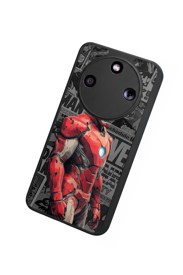 Honor Magic 8 Lite Uyumlu  Iron Man ( Demir Adam ) Tasarımlı Glossy Premium Kılıf