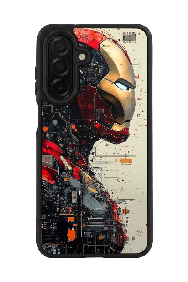 Samsung Galaxy A36 Uyumlu  Iron Man ( Demir Adam ) Tasarımlı Glossy Premium Kılıf