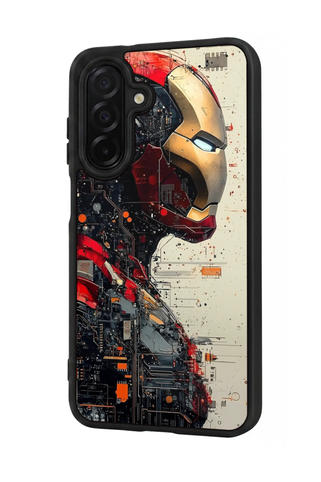 Samsung Galaxy A36 Uyumlu  Iron Man ( Demir Adam ) Tasarımlı Glossy Premium Kılıf