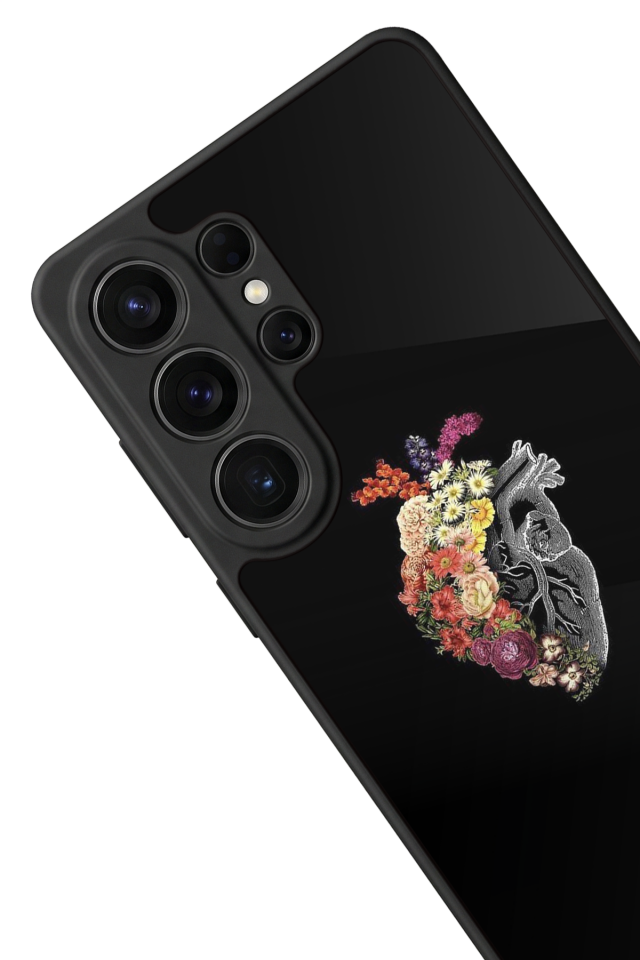 Samsung Galaxy S26 Ultra Uyumlu Kalp Love Tasarımlı Glossy Premium Kılıf