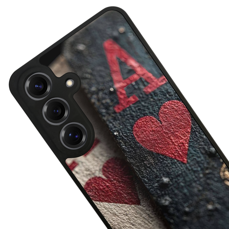 Samsung Galaxy S25 Uyumlu Kart Tasarımlı Glossy Premium Kılıf
