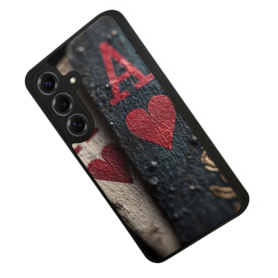 Samsung Galaxy S25 Uyumlu Kart Tasarımlı Glossy Premium Kılıf
