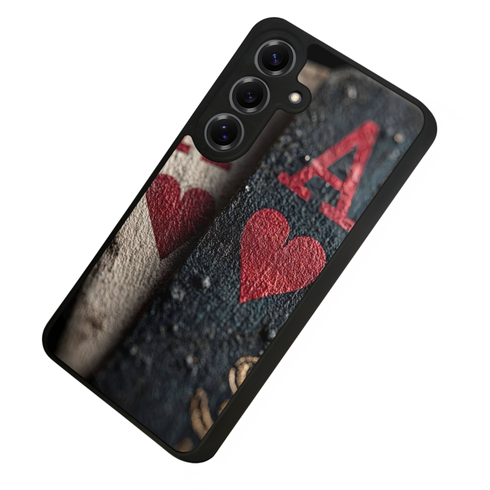 Samsung Galaxy S25 Uyumlu Kart Tasarımlı Glossy Premium Kılıf