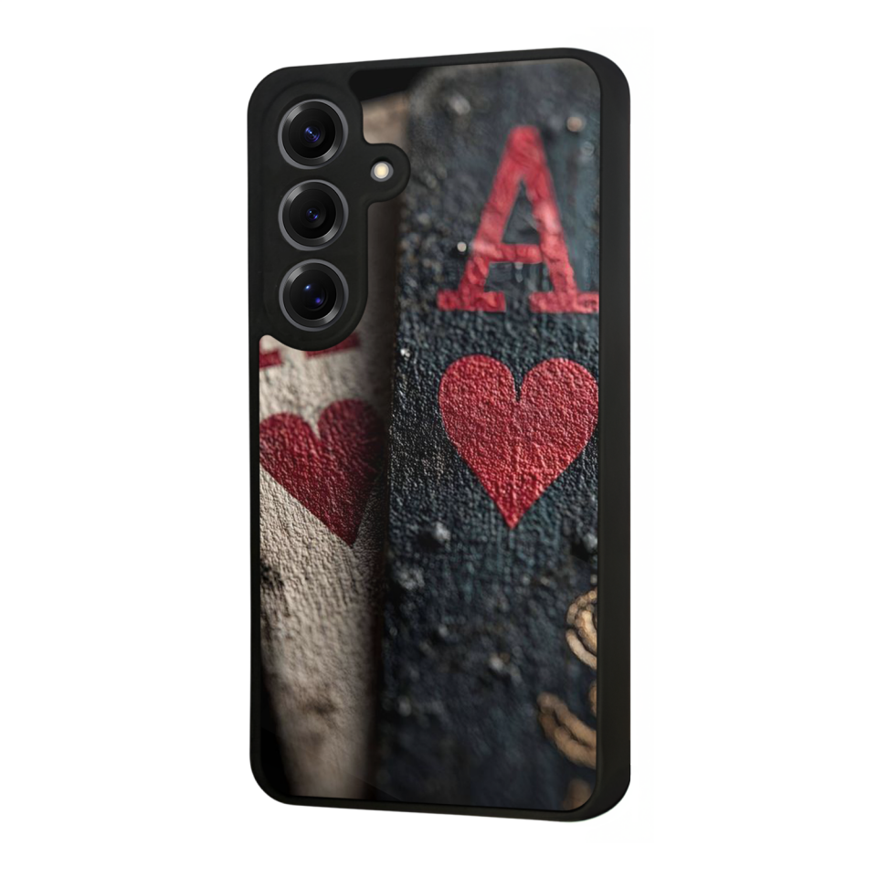 Samsung Galaxy S25 Uyumlu Kart Tasarımlı Glossy Premium Kılıf