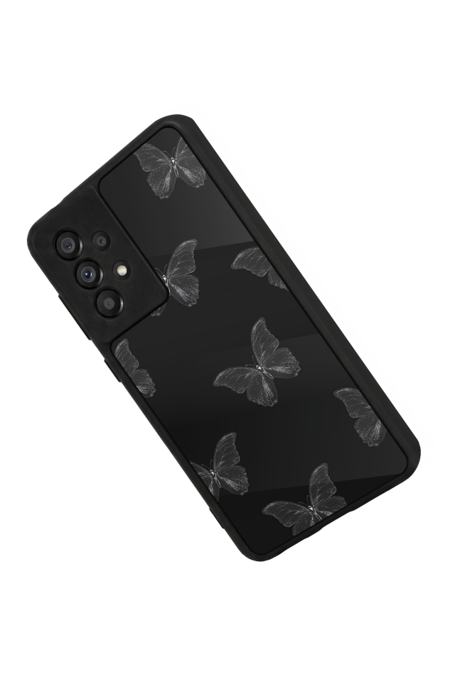 Samsung Galaxy A73 Uyumlu Kelebek Tasarımlı Glossy Premium Kılıf