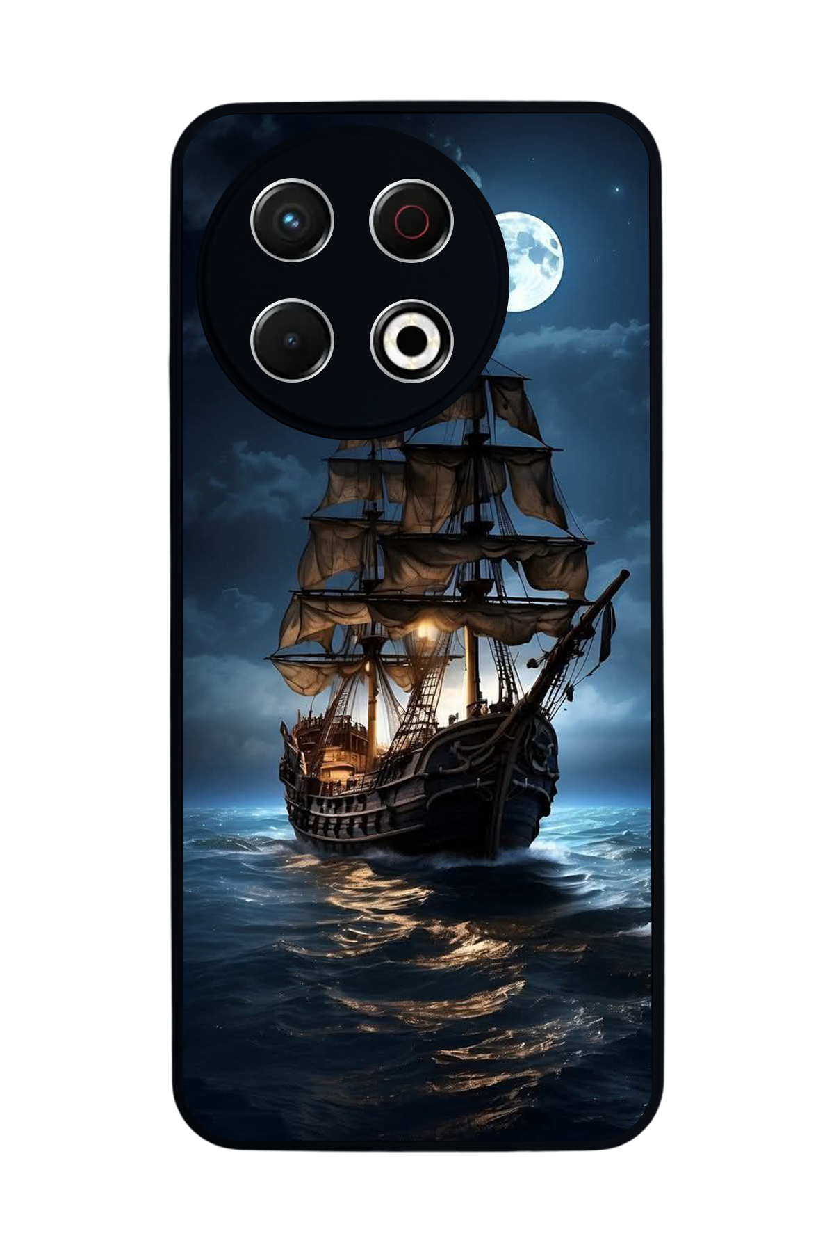 Tecno Spark 30 Pro Uyumlu Korsan Tasarımlı Glossy Premium Kılıf