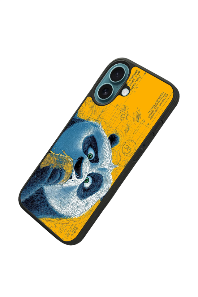 iPhone 16 Uyumlu Kung Fu Panda Tasarımlı Glossy Premium Kılıf
