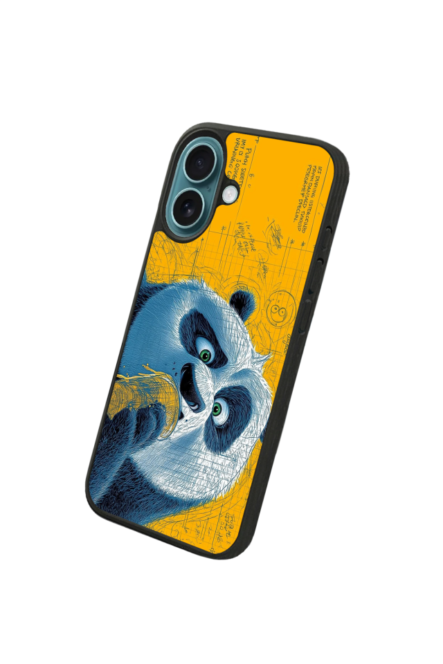 iPhone 16 Uyumlu Kung Fu Panda Tasarımlı Glossy Premium Kılıf