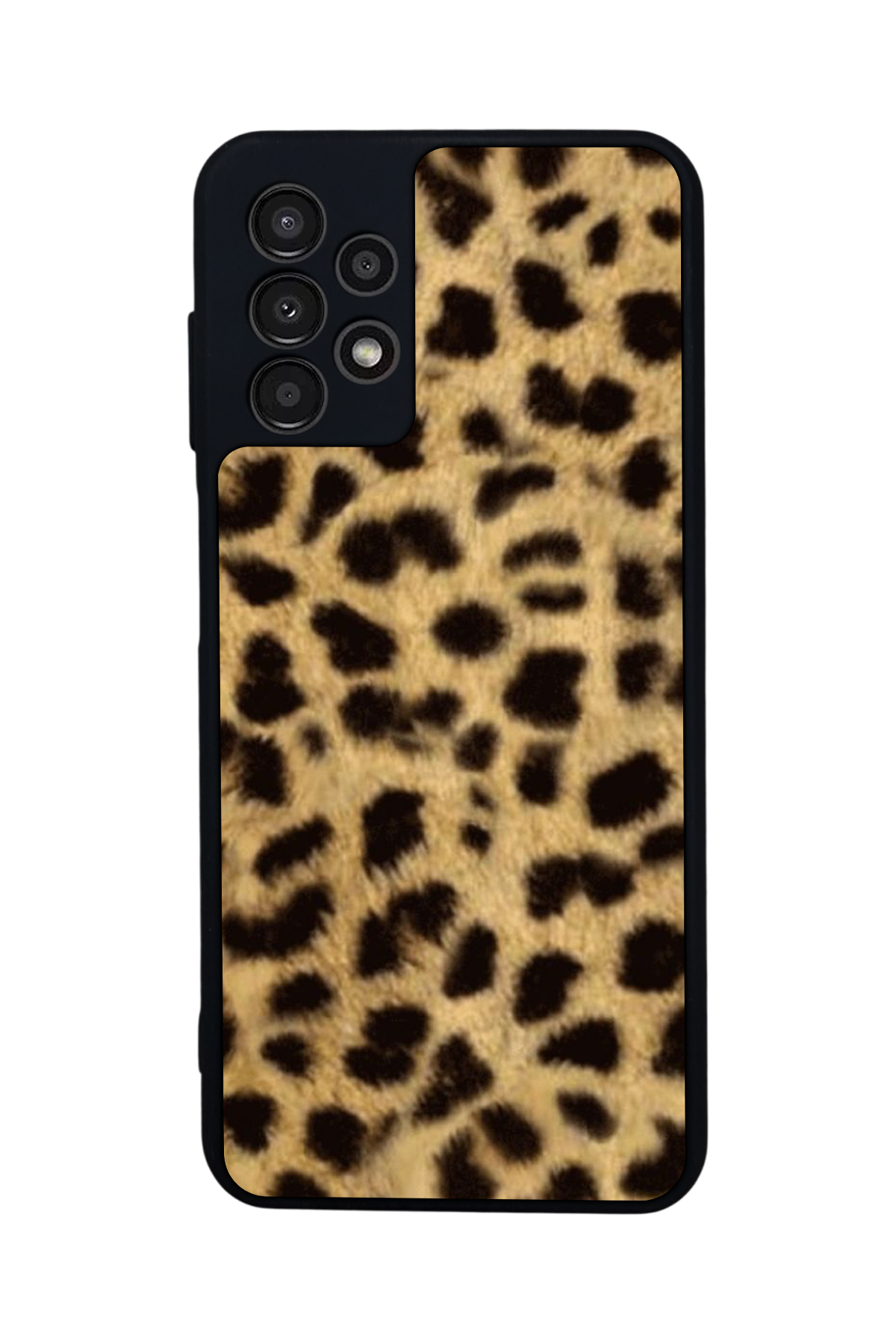 Samsung Galaxy A13 Uyumlu Leopar Tasarımlı Glossy Premium Kılıf