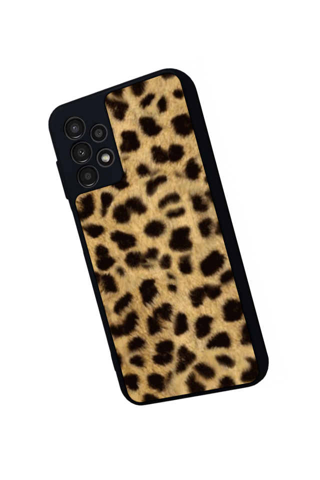 Samsung Galaxy A13 Uyumlu Leopar Tasarımlı Glossy Premium Kılıf