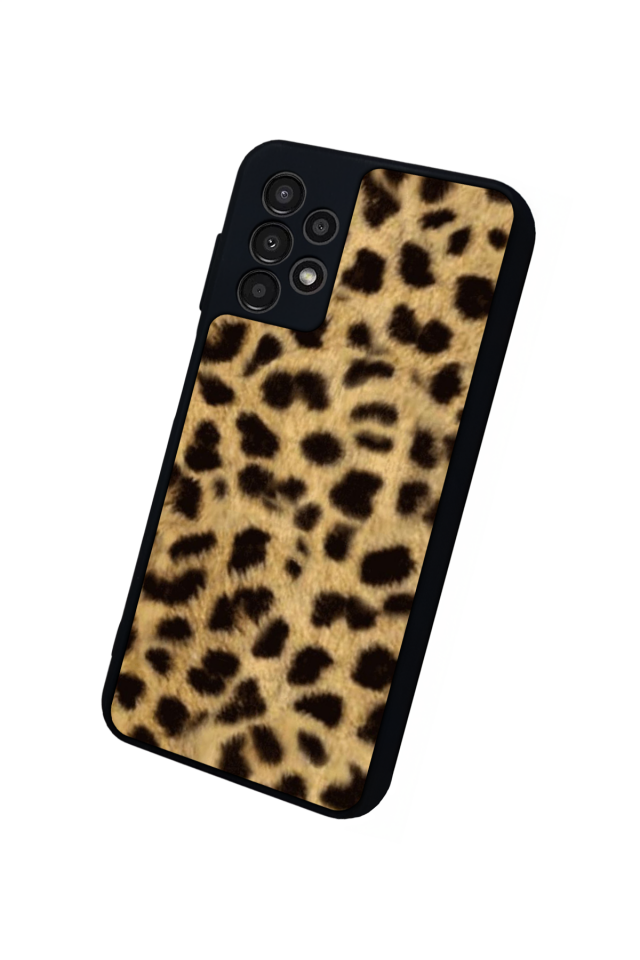 Samsung Galaxy A13 Uyumlu Leopar Tasarımlı Glossy Premium Kılıf