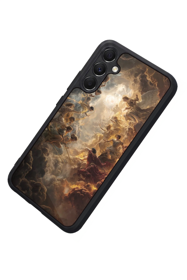 Samsung Galaxy A34 Uyumlu Melek Tasarımlı Glossy Premium Kılıf