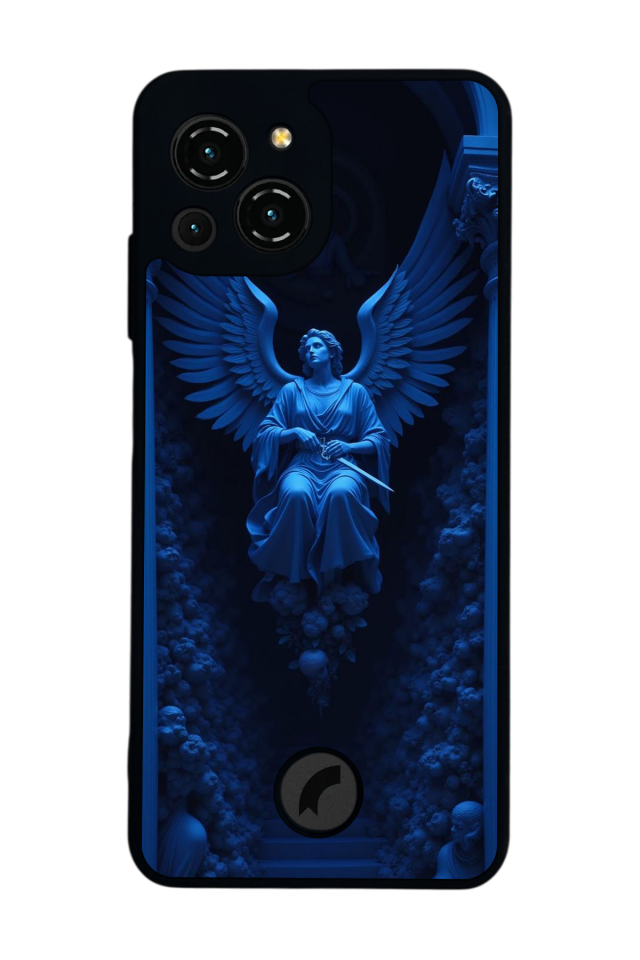 Reeder S23 Pro Max Uyumlu Melek Tasarımlı Glossy Premium Kılıf