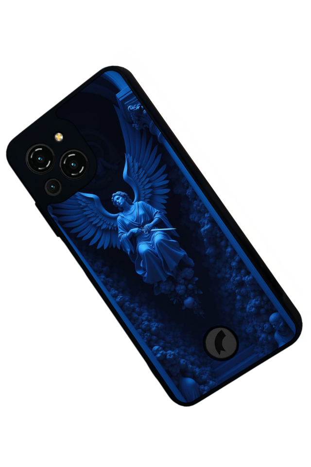 Reeder S23 Pro Max Uyumlu Melek Tasarımlı Glossy Premium Kılıf