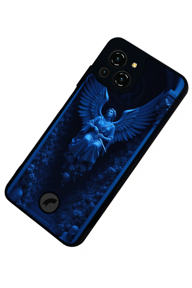 Reeder S23 Pro Max Uyumlu Melek Tasarımlı Glossy Premium Kılıf