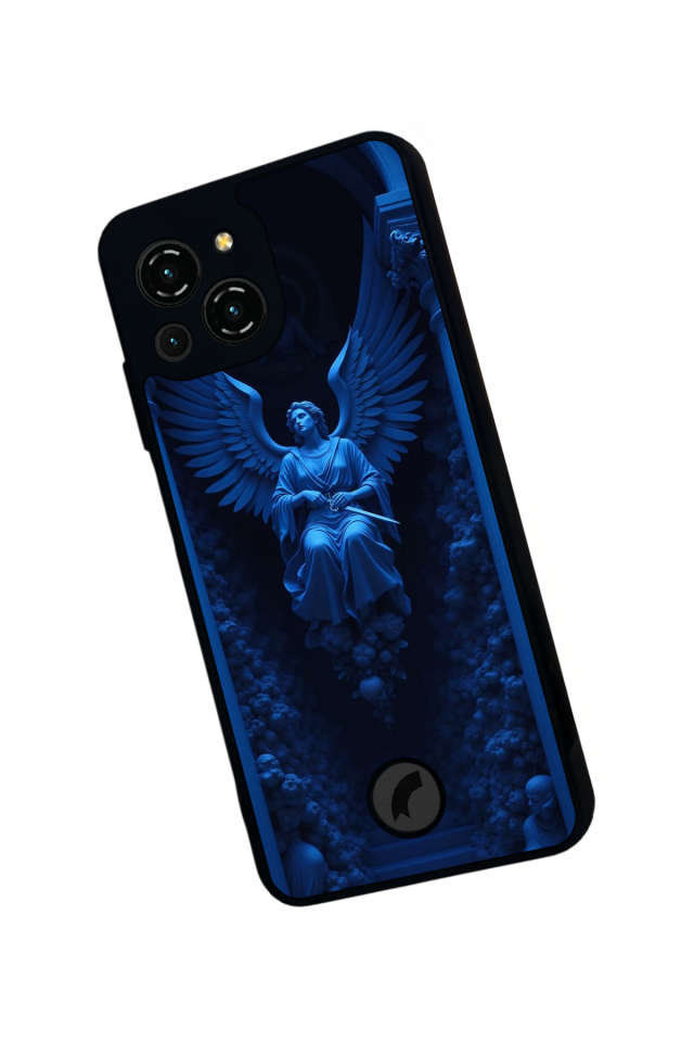 Reeder S23 Pro Max Uyumlu Melek Tasarımlı Glossy Premium Kılıf