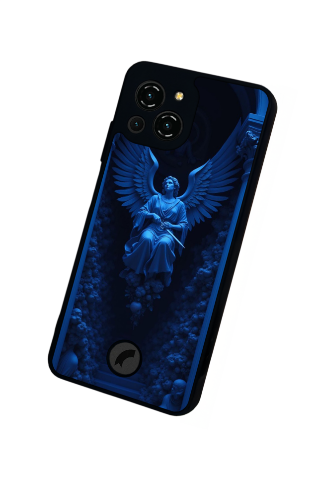 Reeder S23 Pro Max Uyumlu Melek Tasarımlı Glossy Premium Kılıf