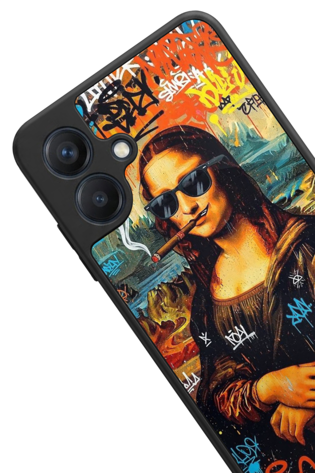 Samsung Galaxy A07 Uyumlu Monalisa Tasarımlı Glossy Premium Kılıf